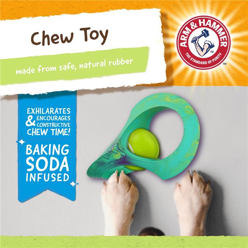 Arm & Hammer Rock-N-Roller Dog Chew Toy Image 3