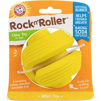 Thumbnail for Arm & Hammer Rock N' Roller Whirl Rubber Ball Chew Toy for Dogs Image 1