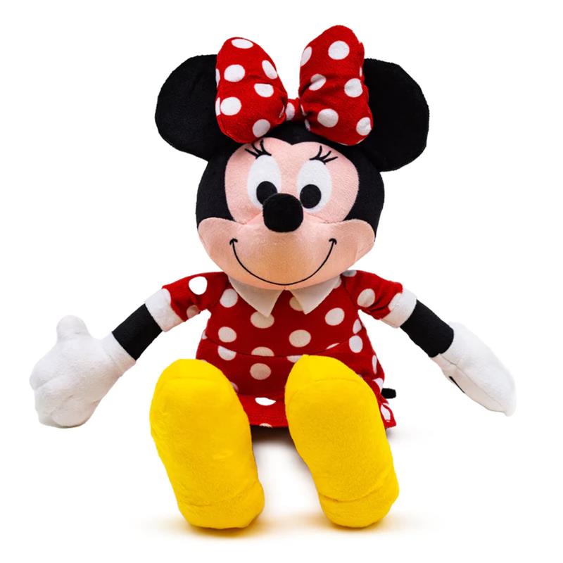 Buckle-Down - Dog & Cat toy squeaky plush Disney Minnie Mouse Smiling sitting pose Image 1