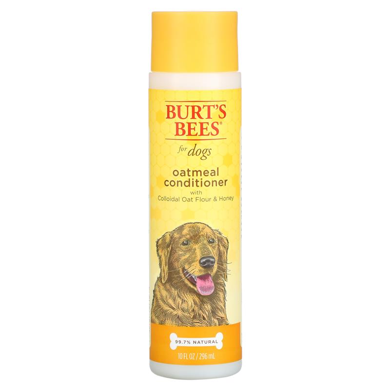 Burt's Bees Oatmeal Conditioner for Dogs with Colloidal Oat Flour & Honey, 10oz Image 1