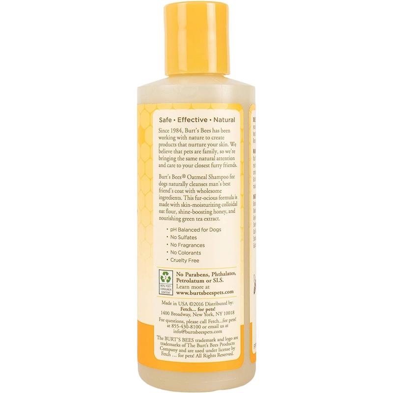 Burt's Bees Oatmeal Dog Shampoo with Colloidal Oat Flour and Honey Image 4