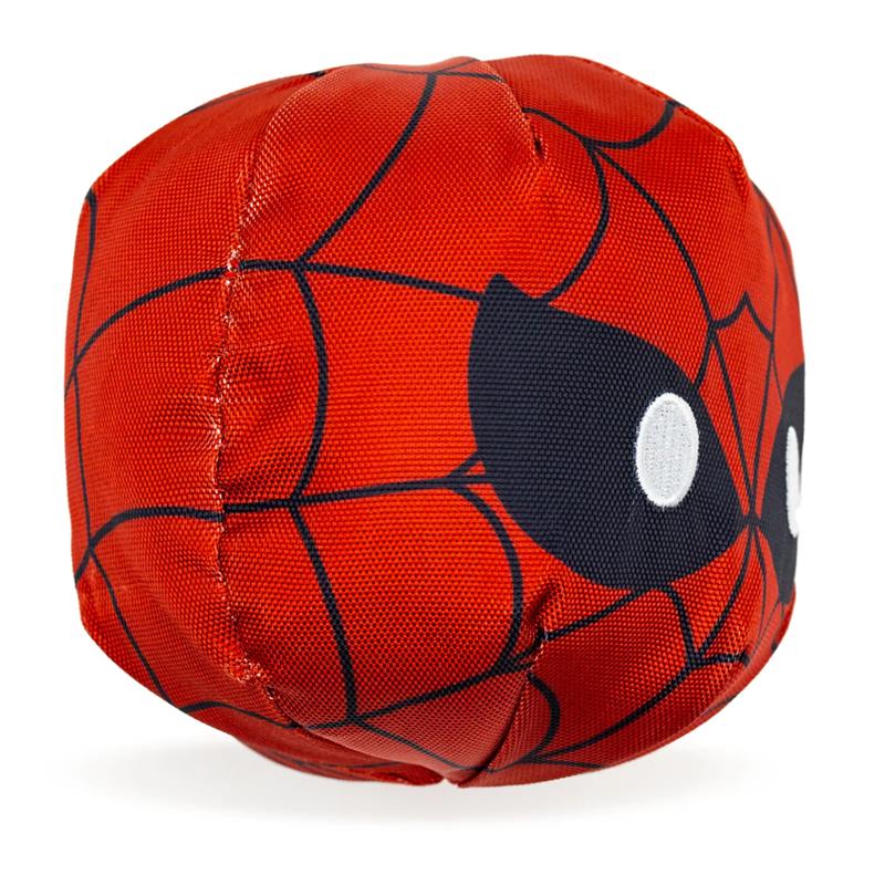 Buckle-Down - Dog Toy ballistic squeaker Spider-Man red face Image 2