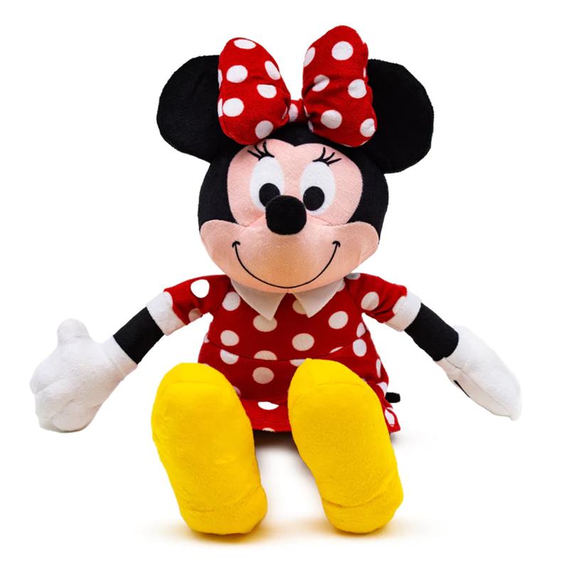 Buckle-Down - Dog & Cat toy squeaky plush Disney Minnie Mouse Smiling sitting pose Image 1