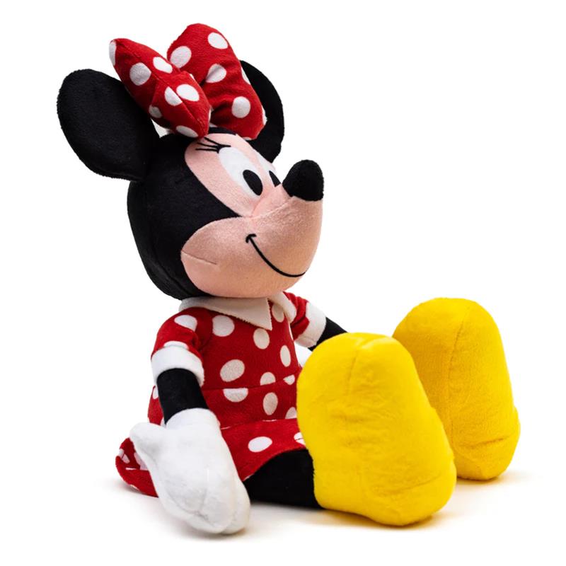 Buckle-Down - Dog & Cat toy squeaky plush Disney Minnie Mouse Smiling sitting pose Image 2