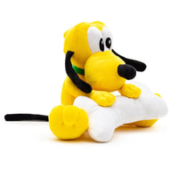 Thumbnail for Buckle-Down - Dog & Cat toy squeaky plush Disney Pluto with bone sitting pose Image 2