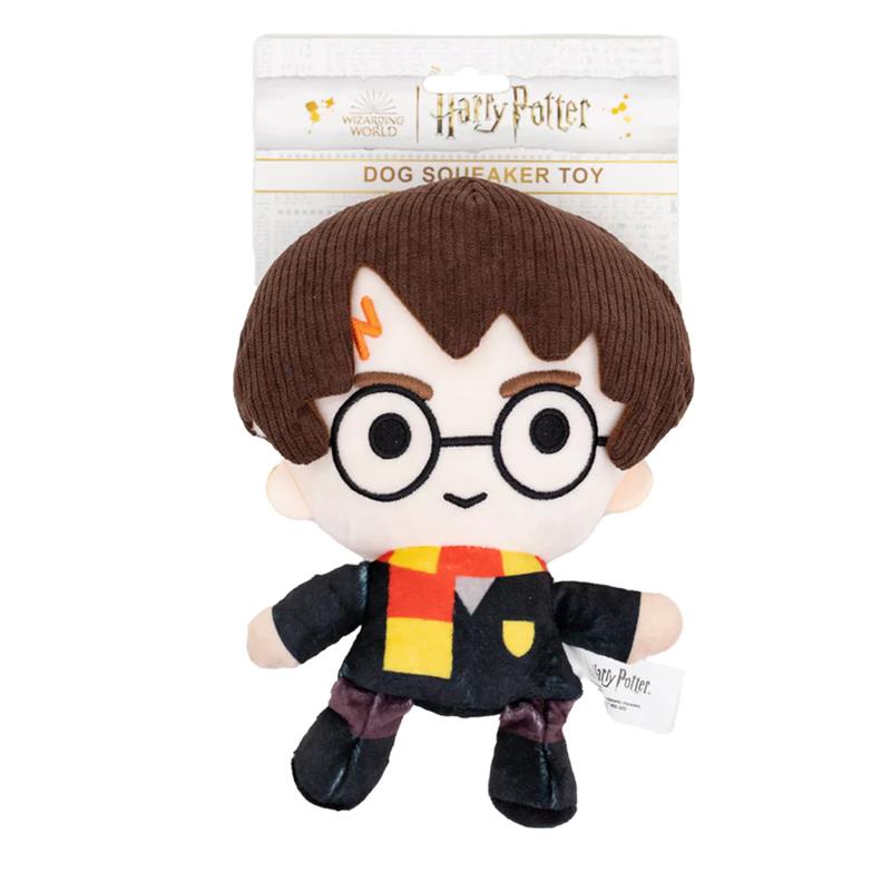 Buckle-Down - Dog & Cat Toy Squeaky Plush Harry Potter standing charm full body pose Image 4