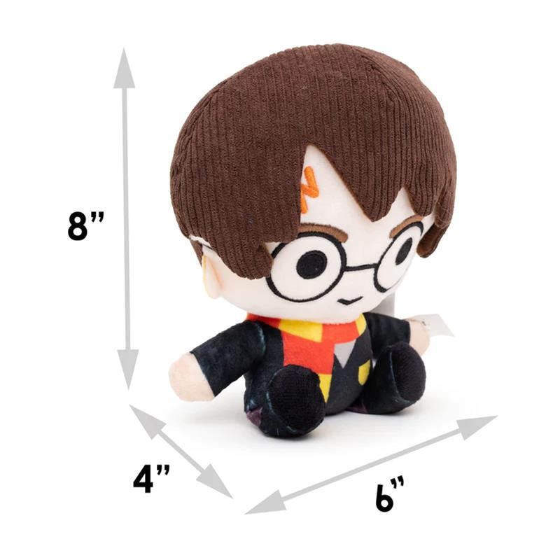 Buckle-Down - Dog & Cat Toy Squeaky Plush Harry Potter standing charm full body pose Image 5