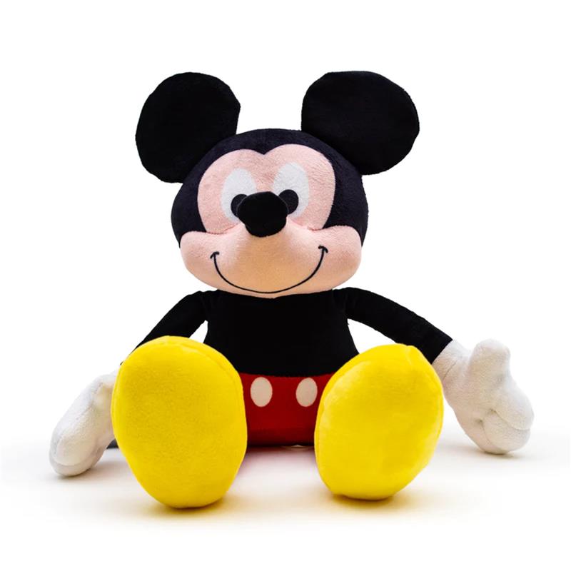 Buckle-Down - Dog & Cat Toy Squeaky Plush Mickey Mouse full body sitting pose Image 1