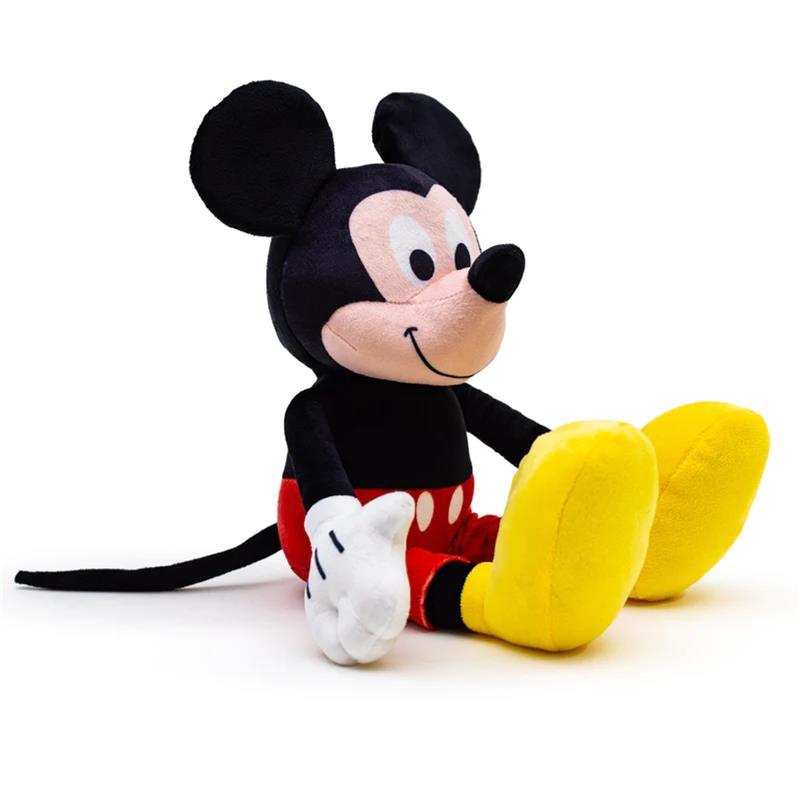 Buckle-Down - Dog & Cat Toy Squeaky Plush Mickey Mouse full body sitting pose Image 2