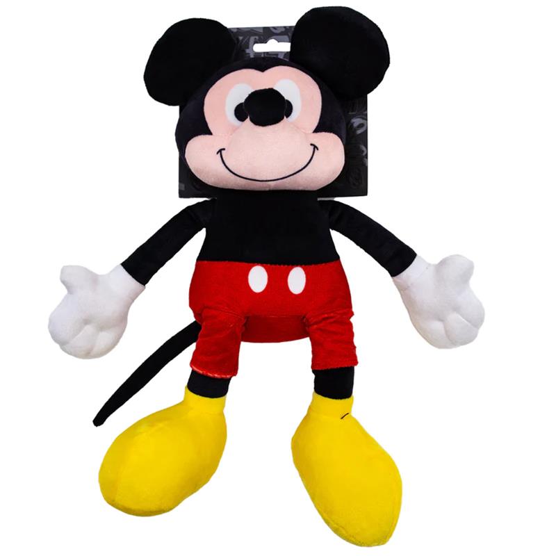 Buckle-Down - Dog & Cat Toy Squeaky Plush Mickey Mouse full body sitting pose Image 4