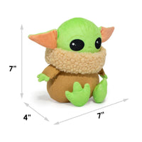 Thumbnail for Buckle-Down - Dog & Cat Toy Squeaky Plush Star Wars The Child Sitting Pose Image 4