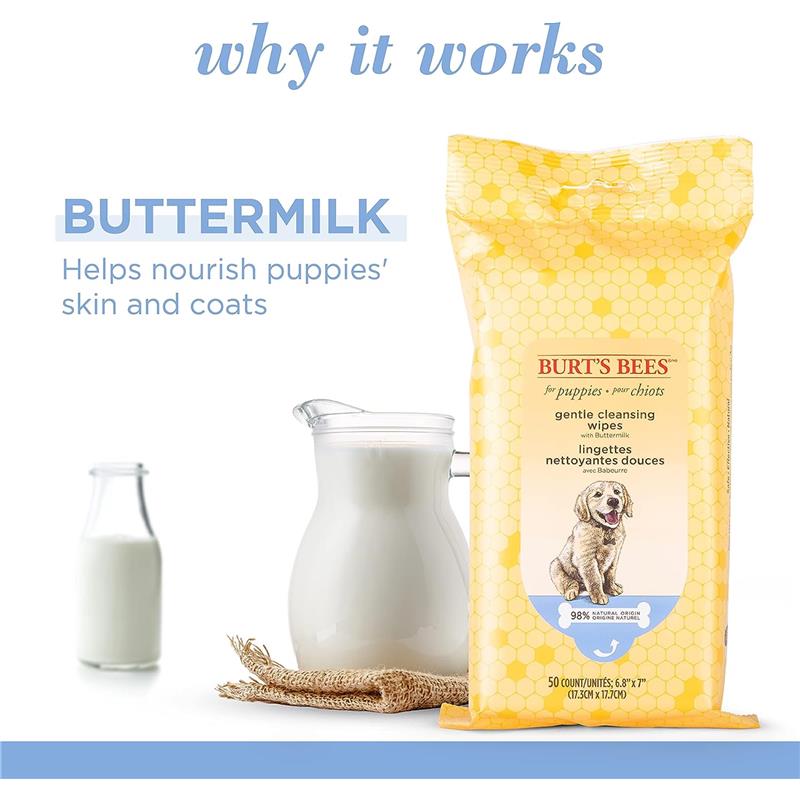 Burt's Bees for Pets Puppy Wipes Image 2