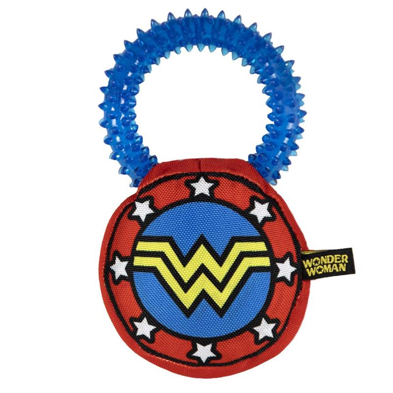 Dog Teether Ring Wonder Woman Image 1