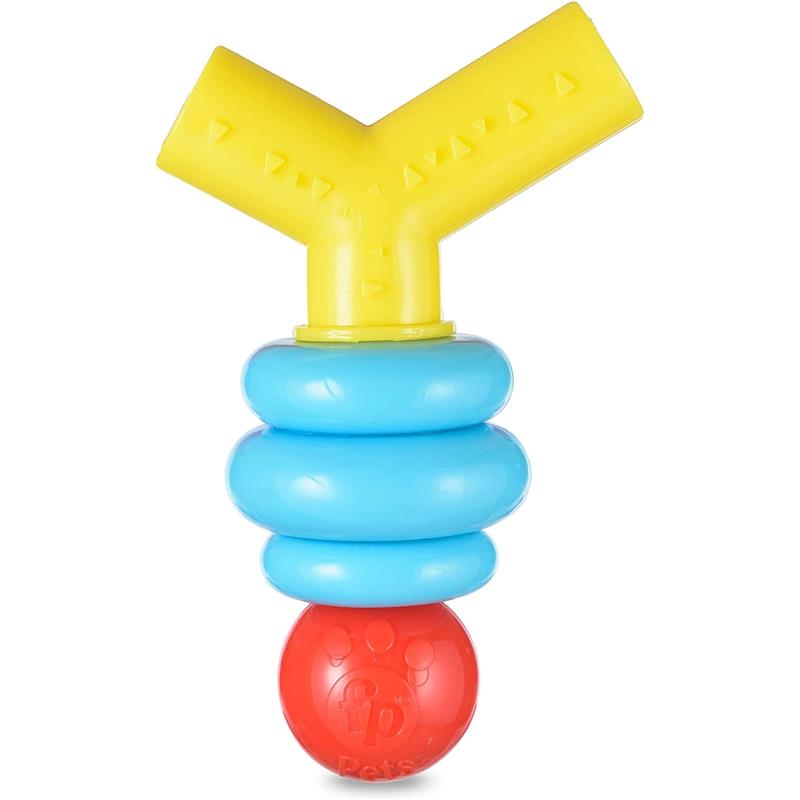 Fisher-Price for Pets Stack N' Relax Resilient Chewer Teething Toy for Puppies Image 3