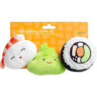 Thumbnail for Pearhead sushi plush squeaky dog toy set Image 9