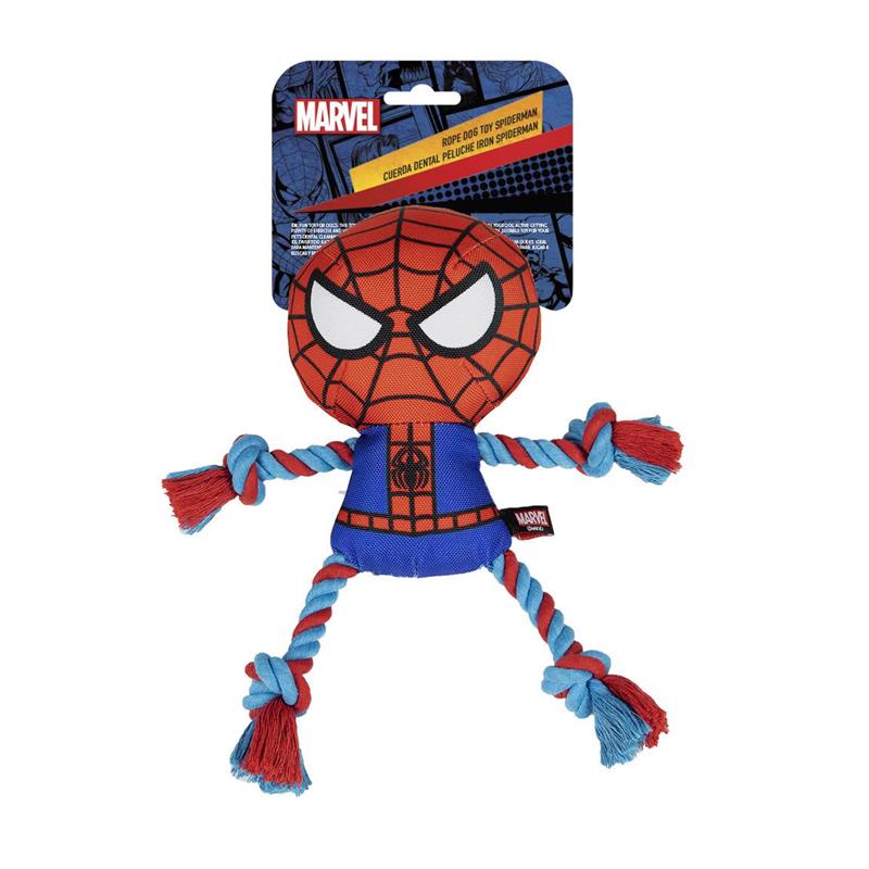 Spiderman Dog Dental Rope Plush Toy Image 10