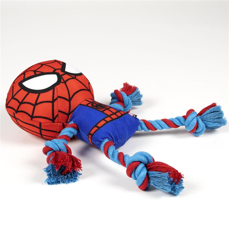 Spiderman Dog Dental Rope Plush Toy Image 3