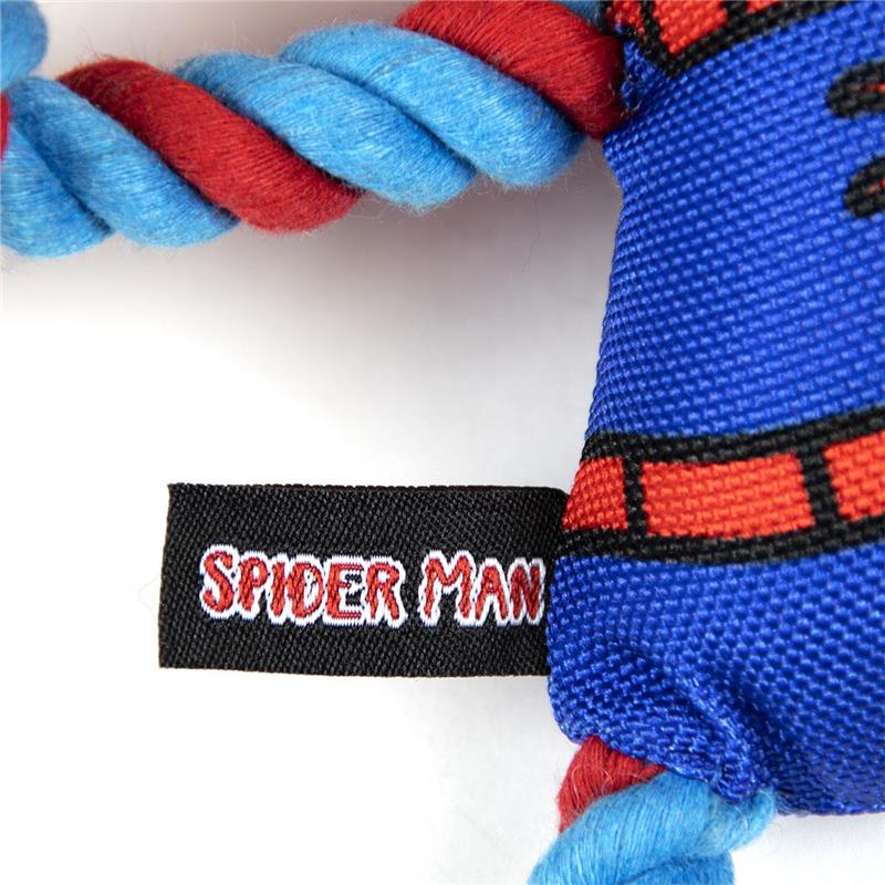 Spiderman Dog Dental Rope Plush Toy Image 6