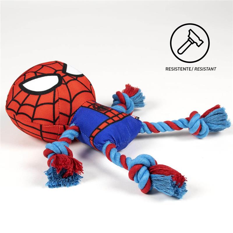 Spiderman Dog Dental Rope Plush Toy Image 8