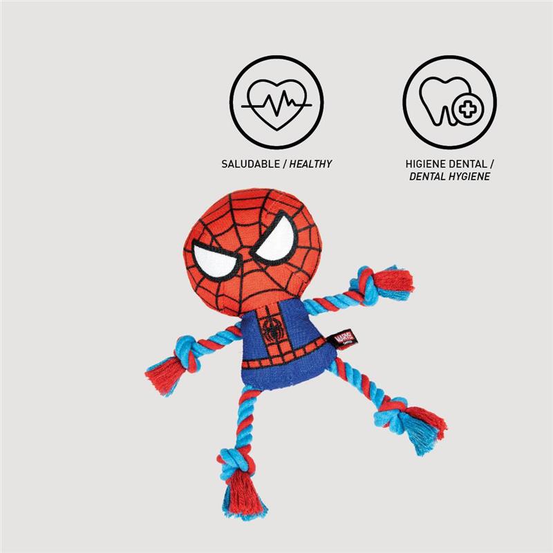 Spiderman Dog Dental Rope Plush Toy Image 9